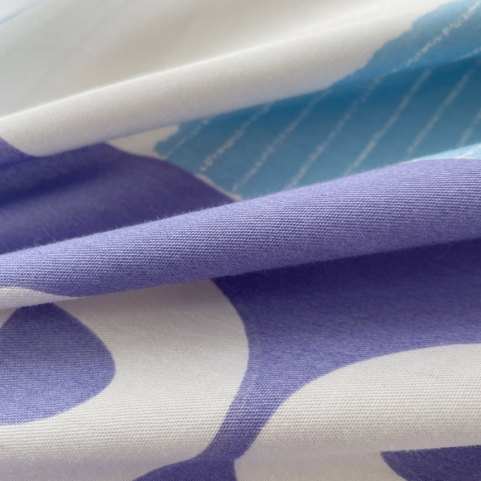 91家纺网 家纺一手货源 找家纺 千朵 2022新款全棉13372四件套 五彩格