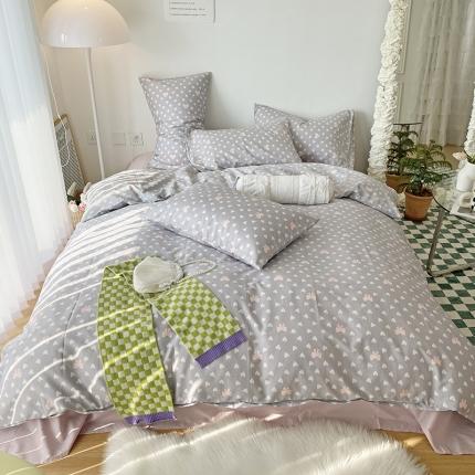 千朵 2022新款全棉13372四件套 小情调