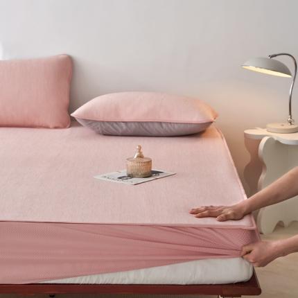 91家纺网 家纺一手货源 找家纺 （总）佑先生 2025新款A类纯色抗菌凉席床笠款三件套直播