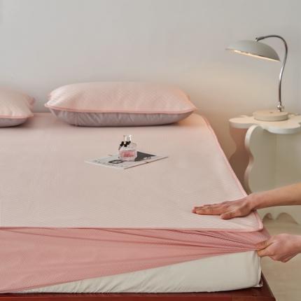 91家纺网 家纺一手货源 找家纺 （总）佑先生 2025新款A类纯色抗菌凉席床笠款三件套直播