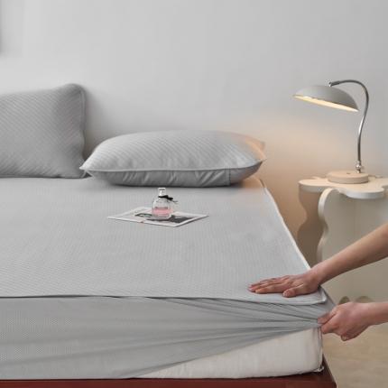 91家纺网 家纺一手货源 找家纺 （总）佑先生 2025新款A类纯色抗菌凉席床笠款三件套直播