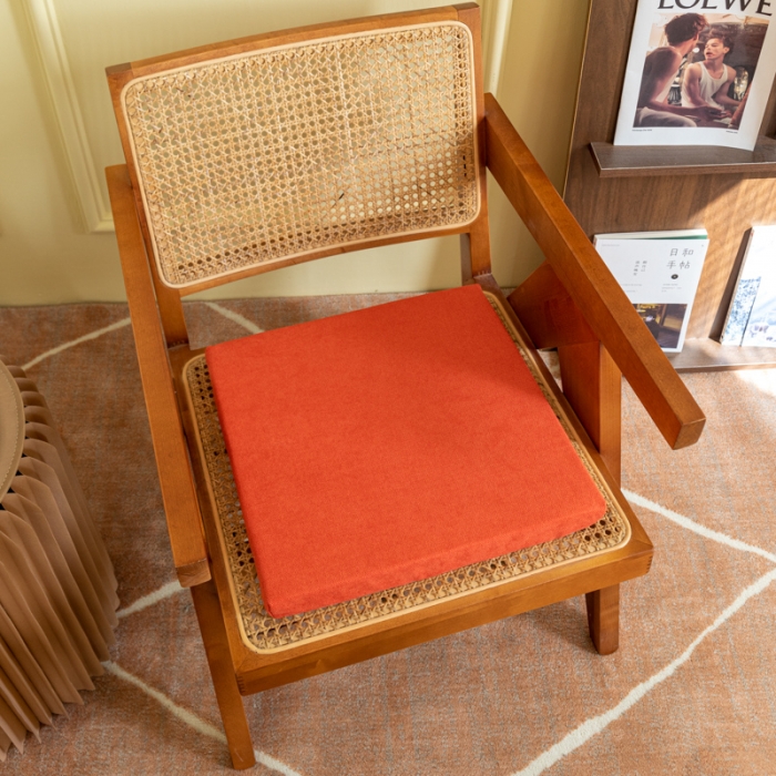 91家纺网 家纺一手货源 找家纺 2025天然乳胶坐垫亚麻坐垫天鹅绒乳胶座垫学生椅垫内外套