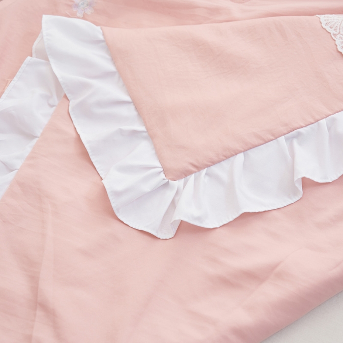 91家纺网 家纺一手货源 找家纺 (总) 吾秀 2022新款公主款柔赛丝刺绣夏被-伊梦