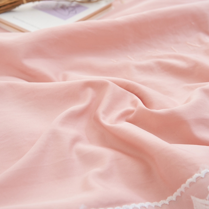 91家纺网 家纺一手货源 找家纺 (总) 吾秀 2022新款公主款柔赛丝刺绣夏被-伊梦