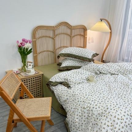 91家纺网 家纺一手货源 找家纺 源启生活 2022新款法式复古花边双层纱套件 蔓菁