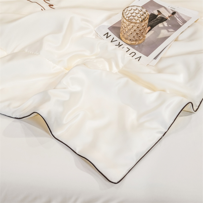 91家纺网 家纺一手货源 找家纺 总 骏腾 2022新款水洗真丝夏被四件套水洗天丝床笠三件套