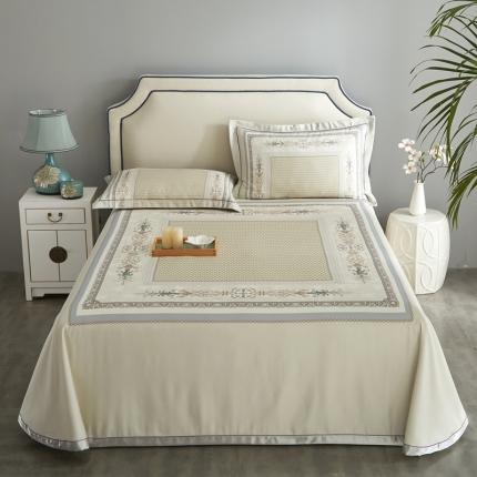 91家纺网 家纺一手货源 找家纺 (总) 威克凯丽 2023新款竹语天丝软凉席数码印花三件套