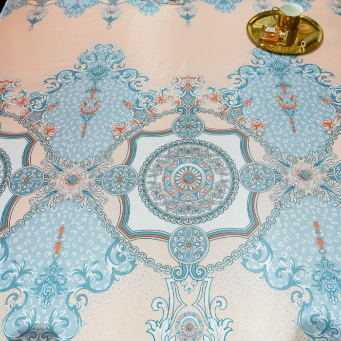 91家纺网 家纺一手货源 找家纺 ds生活馆 2022新款欧式蕾丝花边床单款凉席冰丝席维纳斯粉