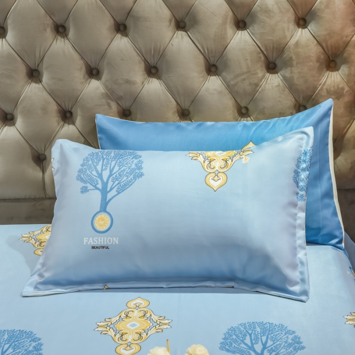 91家纺网 家纺一手货源 找家纺 ds生活馆 2022新款欧式蕾丝花边床单款凉席冰丝席慕南枝想