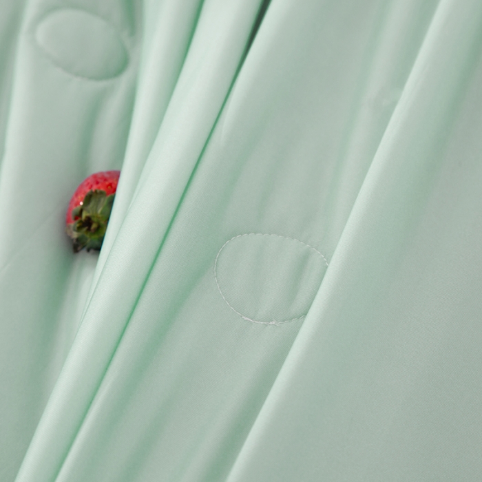 91家纺网 家纺一手货源 找家纺 薇玛仕 2023 新款抗菌冰淇淋夏凉被抑菌夏被空调被 抹茶绿