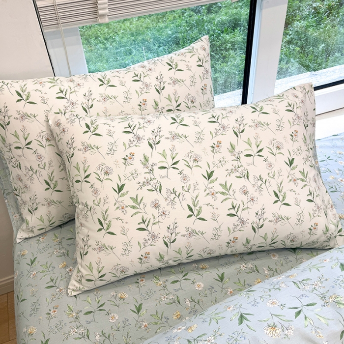 91家纺网 家纺一手货源 找家纺 晨希家居 2022全棉印花13372小清新多规格套件 芬兰