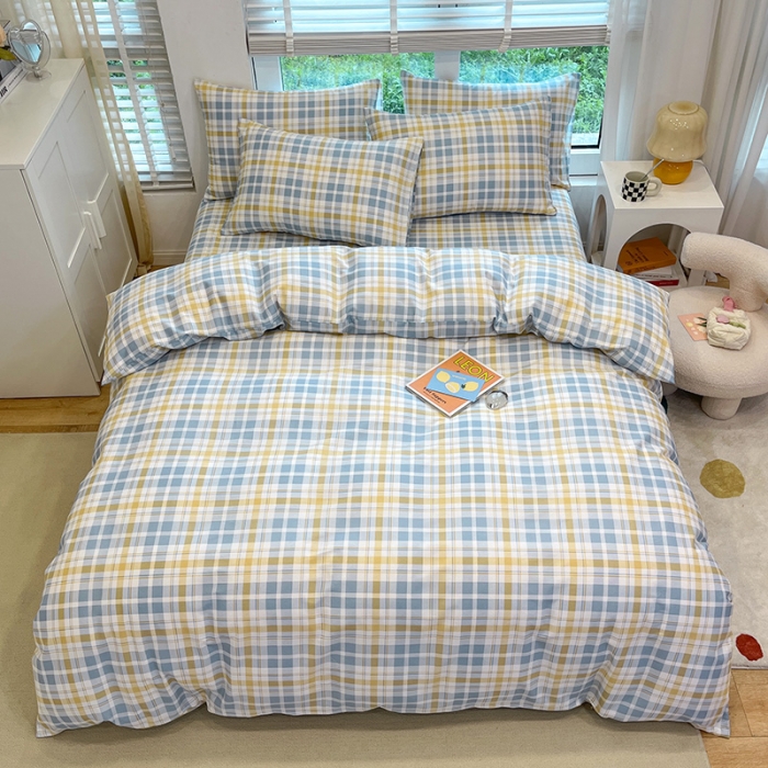 91家纺网 家纺一手货源 找家纺 晨希家居 2022全棉印花13372小清新多规格套件青春岁月