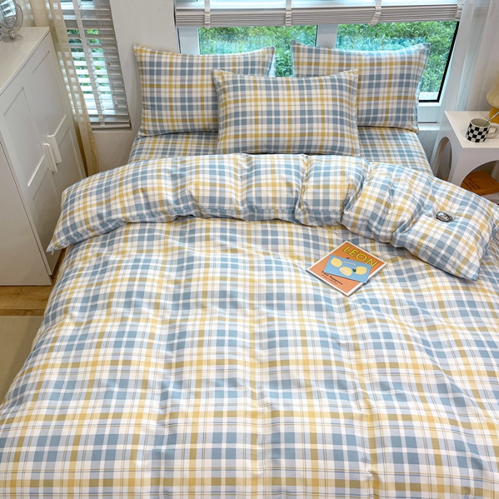 91家纺网 家纺一手货源 找家纺 晨希家居 2022全棉印花13372小清新多规格套件青春岁月