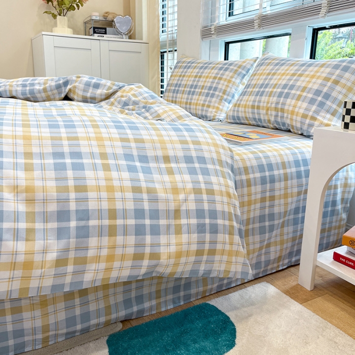 91家纺网 家纺一手货源 找家纺 晨希家居 2022全棉印花13372小清新多规格套件青春岁月