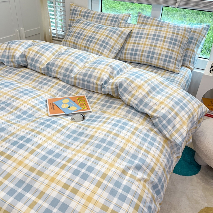 91家纺网 家纺一手货源 找家纺 晨希家居 2022全棉印花13372小清新多规格套件青春岁月