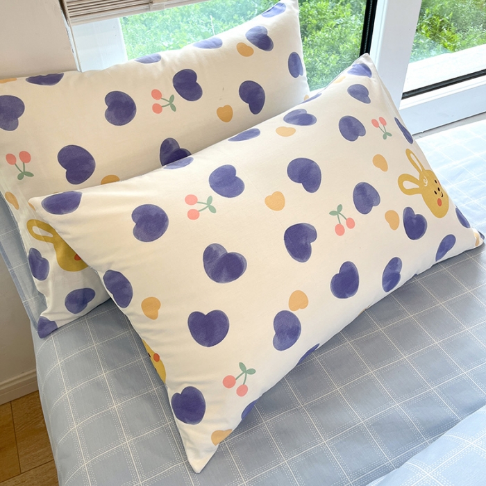 91家纺网 家纺一手货源 找家纺 晨希家居 2022全棉印花13372小清新多规格套件心愿图