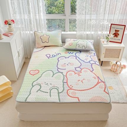 91家纺网 家纺一手货源 找家纺 （总）佰亿莱 2024新款大版乳胶软凉席三件套