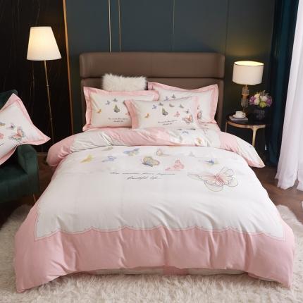 91家纺网 家纺一手货源 找家纺 (总) 惠居家 2022新款大版喷气印花四件套