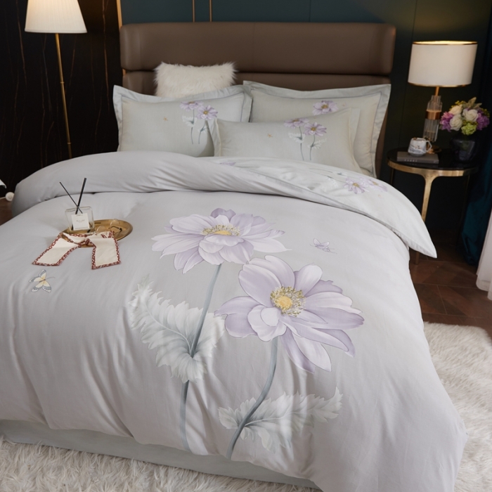 91家纺网 家纺一手货源 找家纺 惠居家 2022新款大版喷气印花四件套 北宛