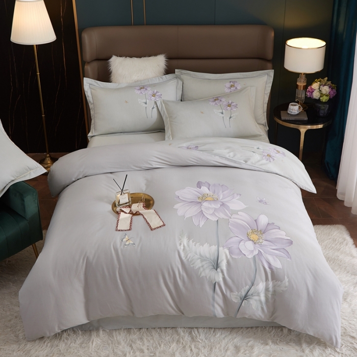 91家纺网 家纺一手货源 找家纺 惠居家 2022新款大版喷气印花四件套 北宛