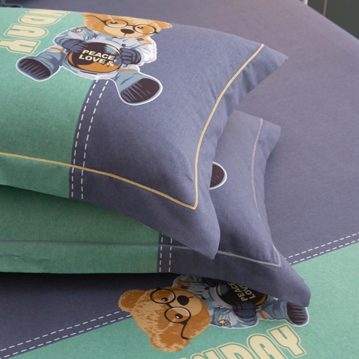 91家纺网 家纺一手货源 找家纺 惠居家 2022新款大版喷气印花四件套 狄克