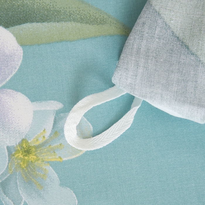 91家纺网 家纺一手货源 找家纺 惠居家 2022新款大版喷气印花四件套 海瑟薇-绿