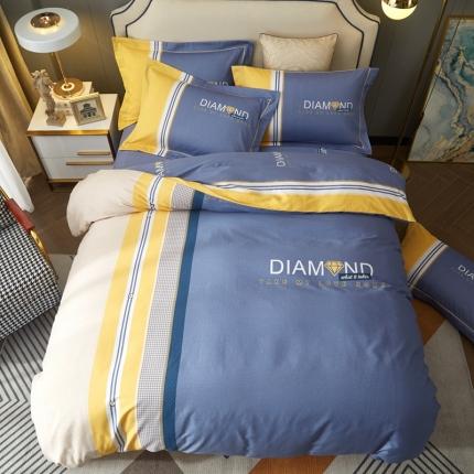 惠居家 2022新款大版喷气印花四件套 卡尔