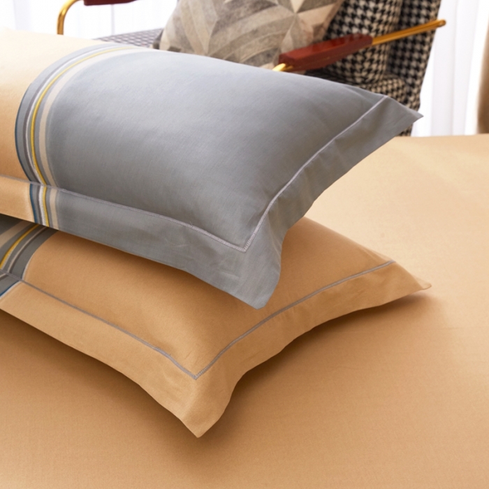 91家纺网 家纺一手货源 找家纺 惠居家 2022新款大版喷气印花四件套 兰卡斯-咖