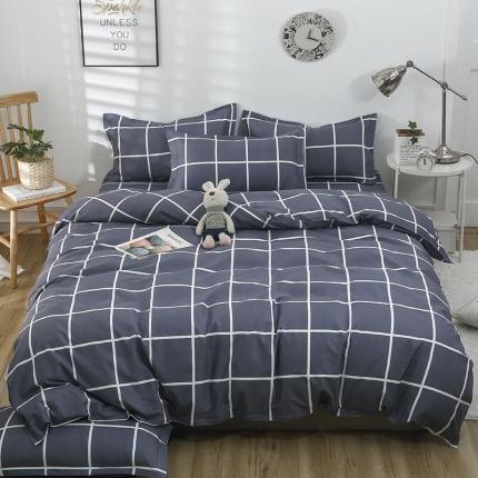 91家纺网 家纺一手货源 找家纺 雅阁尔家纺 2022新款活性芦荟棉四件套 梦格