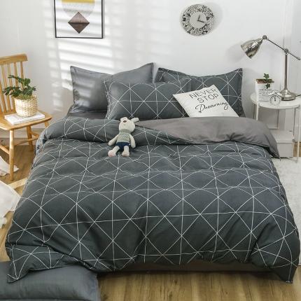 91家纺网 家纺一手货源 找家纺 雅阁尔家纺 2022新款活性芦荟棉四件套 梦想十分