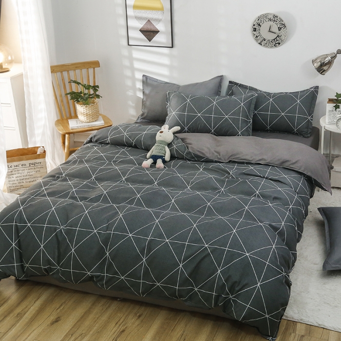 91家纺网 家纺一手货源 找家纺 雅阁尔家纺 2022新款活性芦荟棉四件套 梦想十分