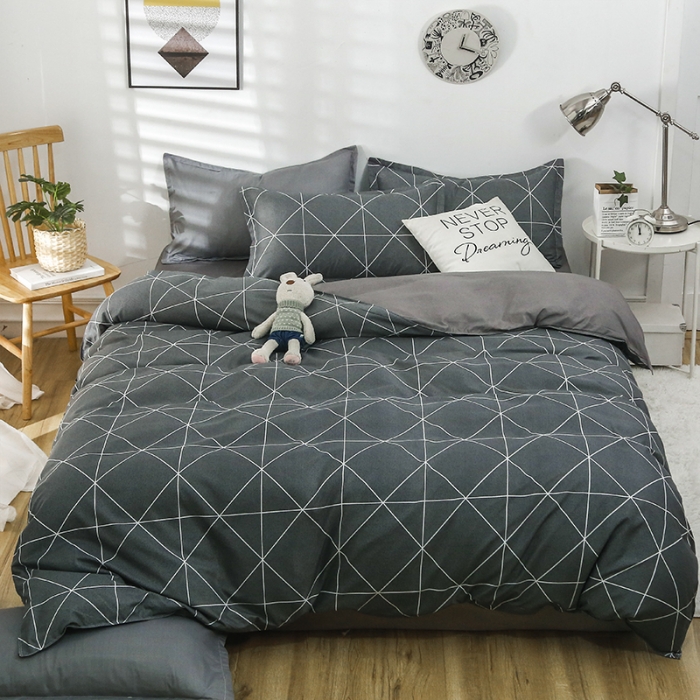 91家纺网 家纺一手货源 找家纺 雅阁尔家纺 2022新款活性芦荟棉四件套 梦想十分