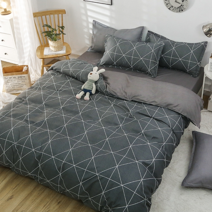 91家纺网 家纺一手货源 找家纺 雅阁尔家纺 2022新款活性芦荟棉四件套 梦想十分