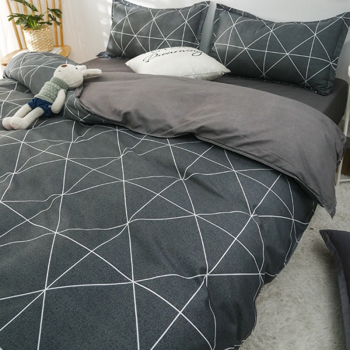 91家纺网 家纺一手货源 找家纺 雅阁尔家纺 2022新款活性芦荟棉四件套 梦想十分