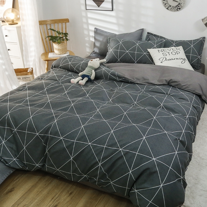 91家纺网 家纺一手货源 找家纺 雅阁尔家纺 2022新款活性芦荟棉四件套 梦想十分