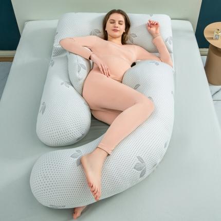 艺慕新款针织科技面料孕妇枕G型孕妇护腰枕 进口UMORFIL