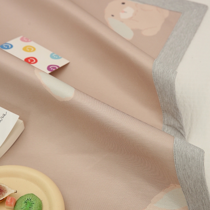 91家纺网 家纺一手货源 找家纺 橘滋 2022新款高端数码印花凉席（平席款）系列 波比兔