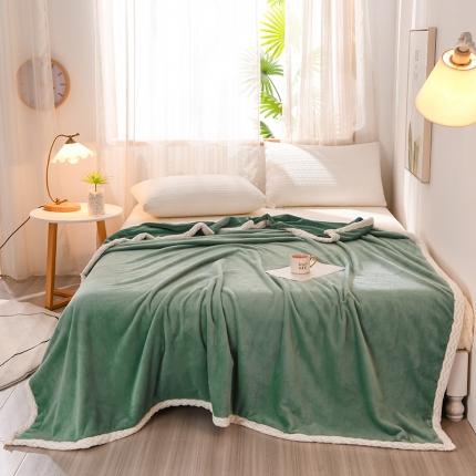 91家纺网 家纺一手货源 找家纺 （总）圣楚家纺 2024新款素色云貂绒保暖毯（300g）