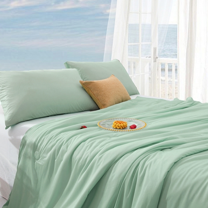 91家纺网 家纺一手货源 找家纺 （总）薇玛仕 2023 新款抗菌冰淇淋夏凉被抑菌夏被空调被