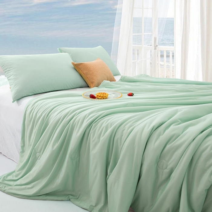 91家纺网 家纺一手货源 找家纺 （总）薇玛仕 2023 新款抗菌冰淇淋夏凉被抑菌夏被空调被