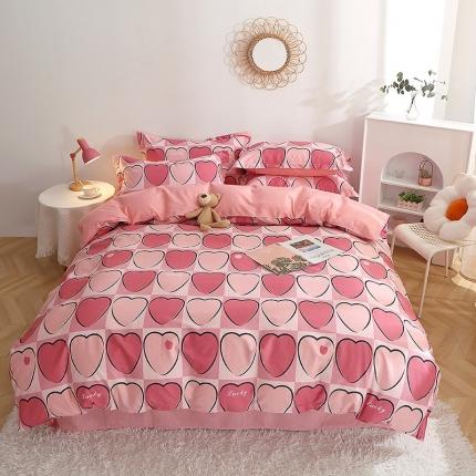 91家纺网 家纺一手货源 找家纺 总-2023新款12868全棉印花四件套三件套多规格纯棉斜纹