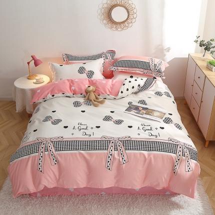 91家纺网 家纺一手货源 找家纺 总-2023新款12868全棉印花四件套三件套多规格纯棉斜纹