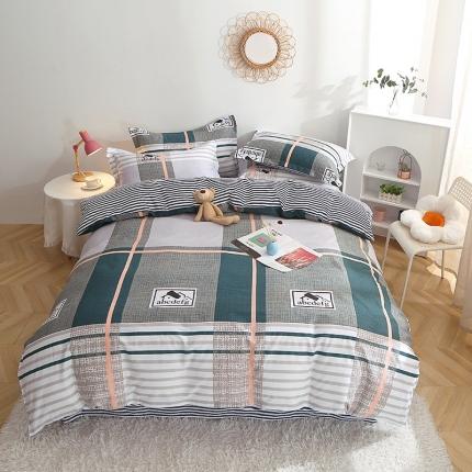 91家纺网 家纺一手货源 找家纺 总-2023新款12868全棉印花四件套三件套多规格纯棉斜纹