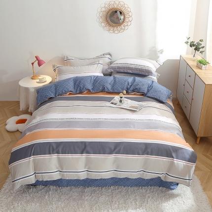 91家纺网 家纺一手货源 找家纺 总-2023新款12868全棉印花四件套三件套多规格纯棉斜纹