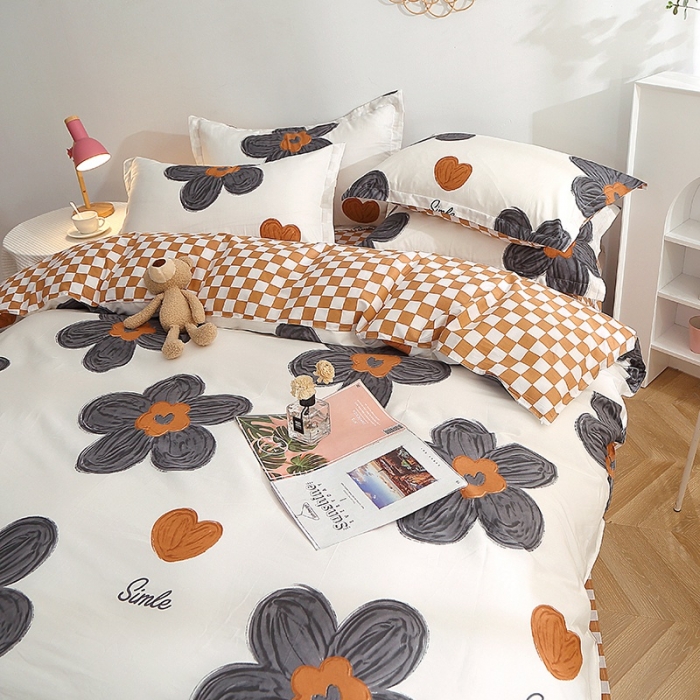 91家纺网 家纺一手货源 找家纺 晶缦 2022新款全棉12868全棉印花套件萌新系列单床单-单被套 欧舒丹