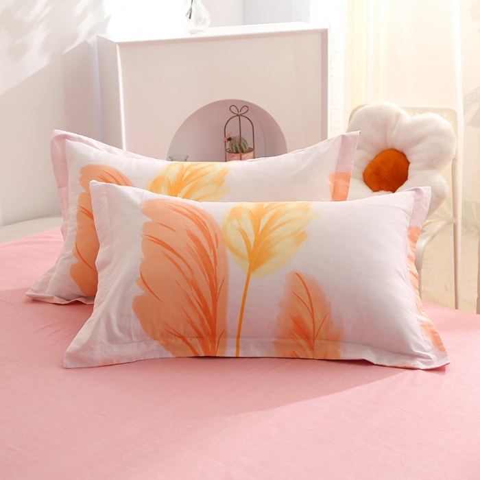 91家纺网 家纺一手货源 找家纺 晶缦 2022新款全棉12868全棉印花套件萌新系列单床单-单枕套 芦森一对