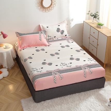 91家纺网 家纺一手货源 找家纺 总-2023新款12868全棉印花单品床笠 纯棉单品-萌新系