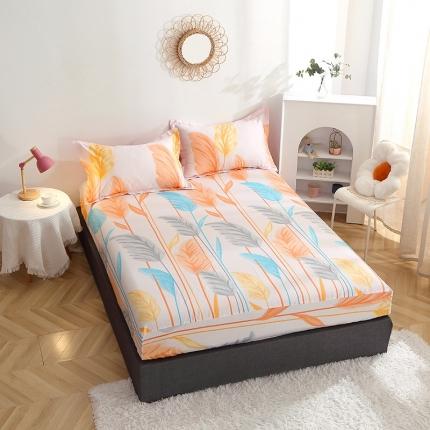 91家纺网 家纺一手货源 找家纺 晶缦 2022新款全棉12868全棉印花套件萌新系列单床单-单床笠 芦森