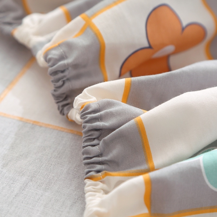 91家纺网 家纺一手货源 找家纺 总-2023新款12868全棉印花单品床笠 纯棉单品-萌新系