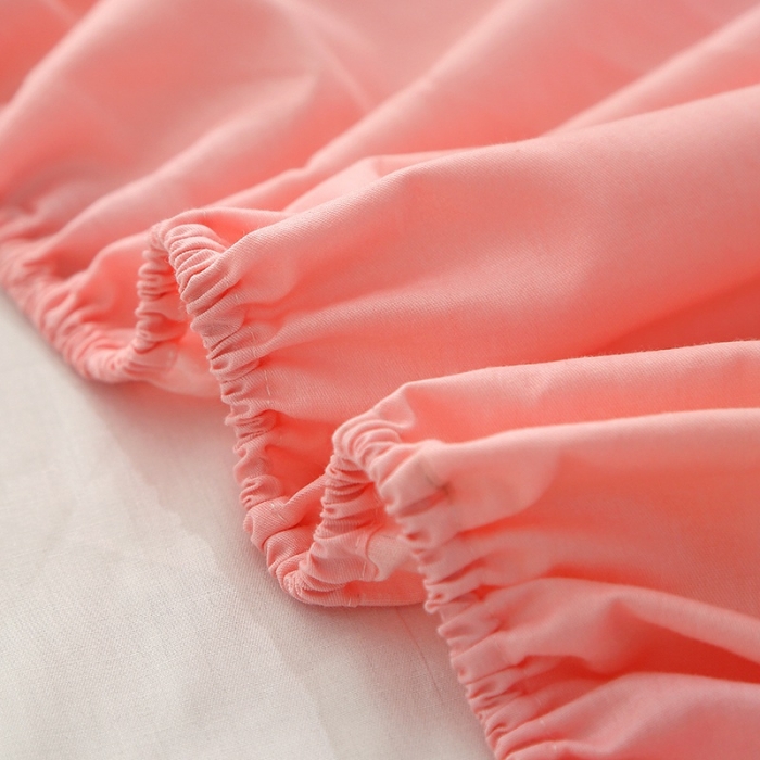 91家纺网 家纺一手货源 找家纺 晶缦 2022新款全棉12868全棉印花套件萌新系列单床单-单床笠 蝴蝶结